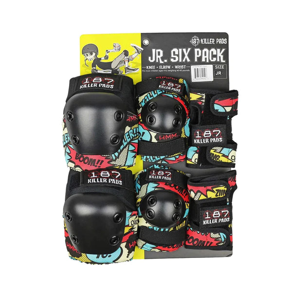 187 Killer Pads JR - 6 pack - comic