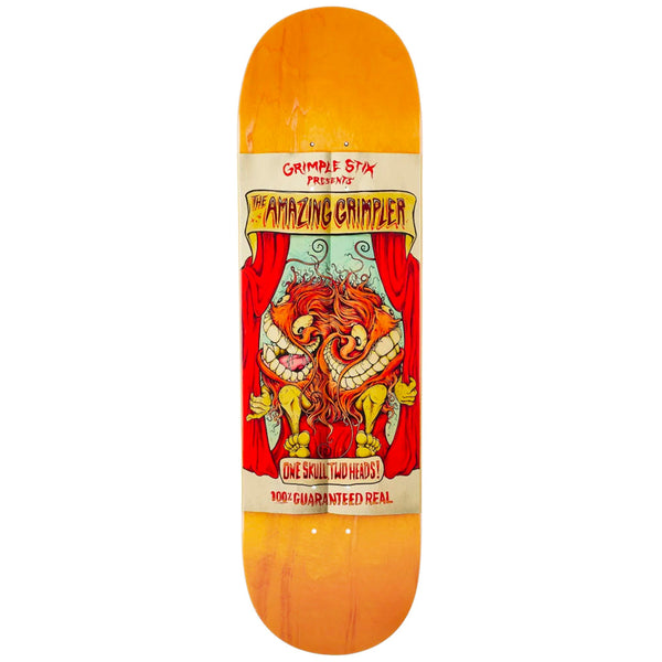 Anti Hero Grimple sideshow deck - 8.75" - orange/multi