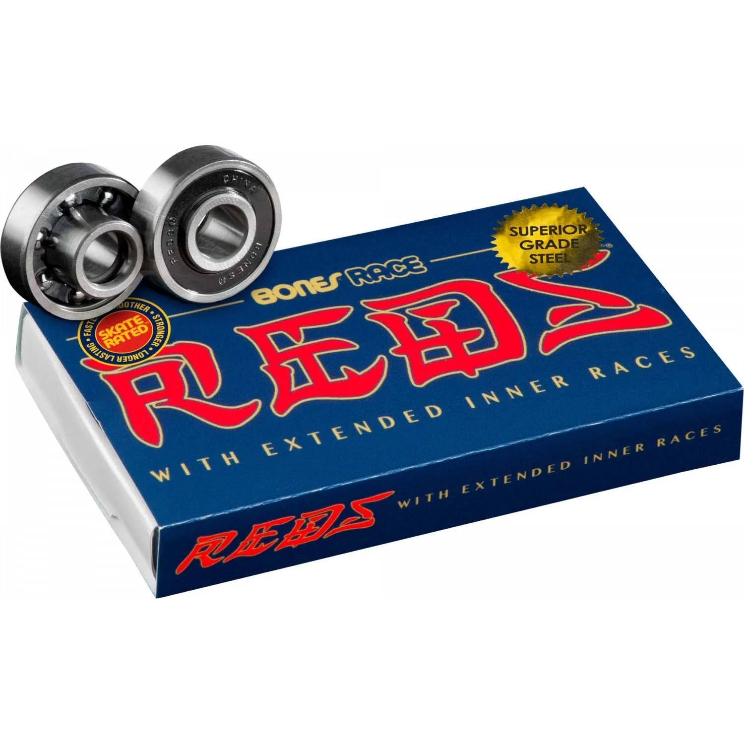 Bones Race Reds bearings (pack of 8)