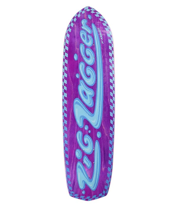 Krooked DLX guest artist zig zagger deck - 8.62" - purple/blue