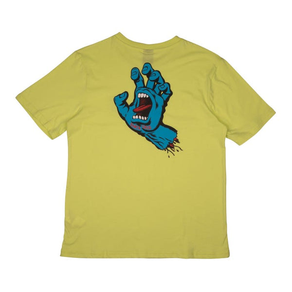 Santa cruz exclusive screaming hand womens t-shirt - washed lime - 6