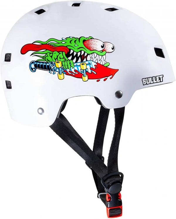 Bullet santa cruz slasher youth helmet - OSFA 49-54cm - white