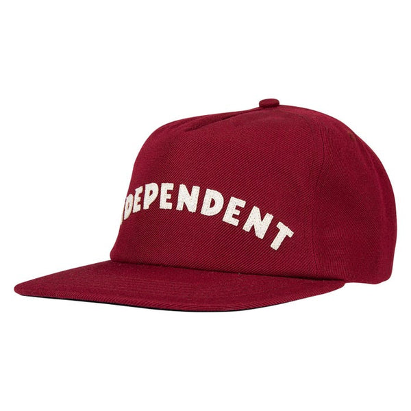 Independent cap brigade snapback - cardinal - O/S