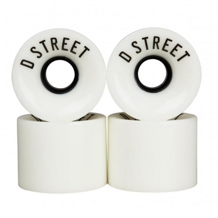 D Street Skateboard Wheels 59 Cent - 59mm - 78A - White