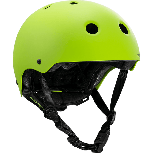 Pro-Tec junior classic fit certified helmet - Youth small 47-51cm - matte lime